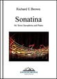 Sonatina for Tenor Saxophone and Piano P.O.D. cover